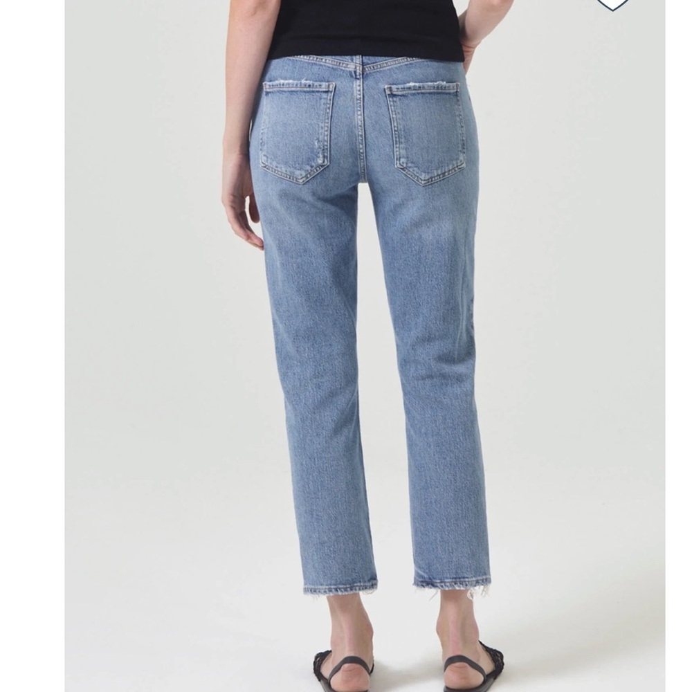 Agolde Riley Ankle Crop Jeans - Picture 2 of 11